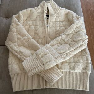 Wool sweater wool jacket short jacket